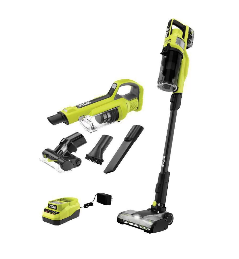 Ryobi 18V HP Cordless Pet Stick Vacuum Kit PBLSV716K