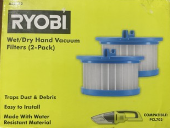 Ryobi 4 Pack HEPA Filter A32F02