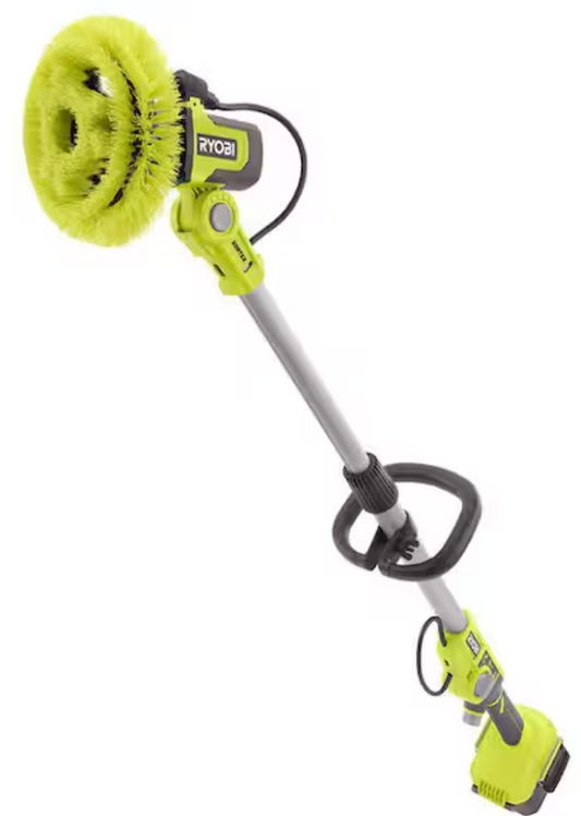 Ryobi 18V Vortex Soap Dispensing Telescoping Scrubber - Tool Only PCL1701B